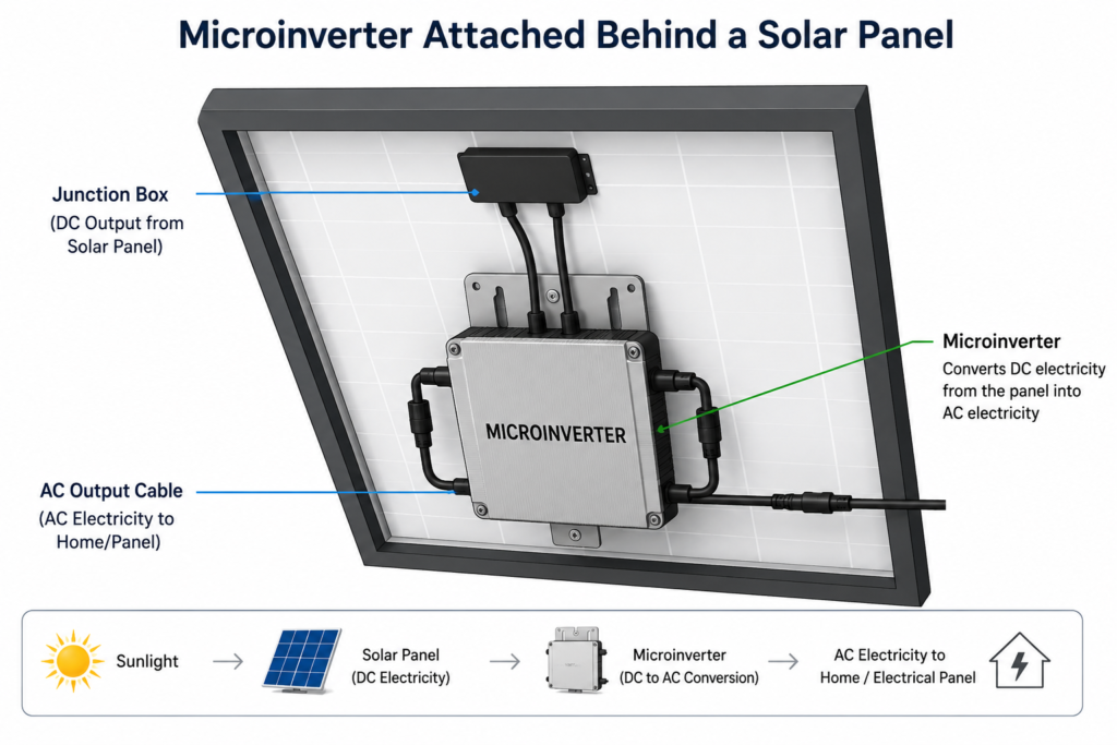 What Is a Solar Panel Microinverter?
