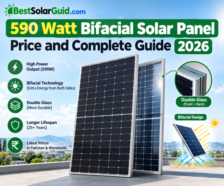 590 watt bifacial solar panels N type