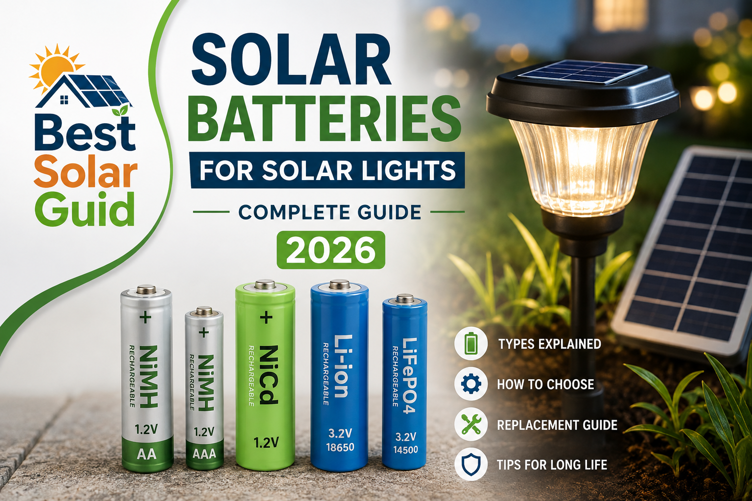 solar batteries for solar lights