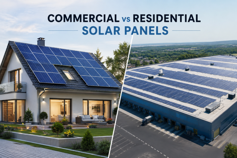 Commercial vs residential solar panels comparison
