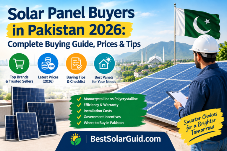 Solar panel buyers in Pakistan 2026 buying guide